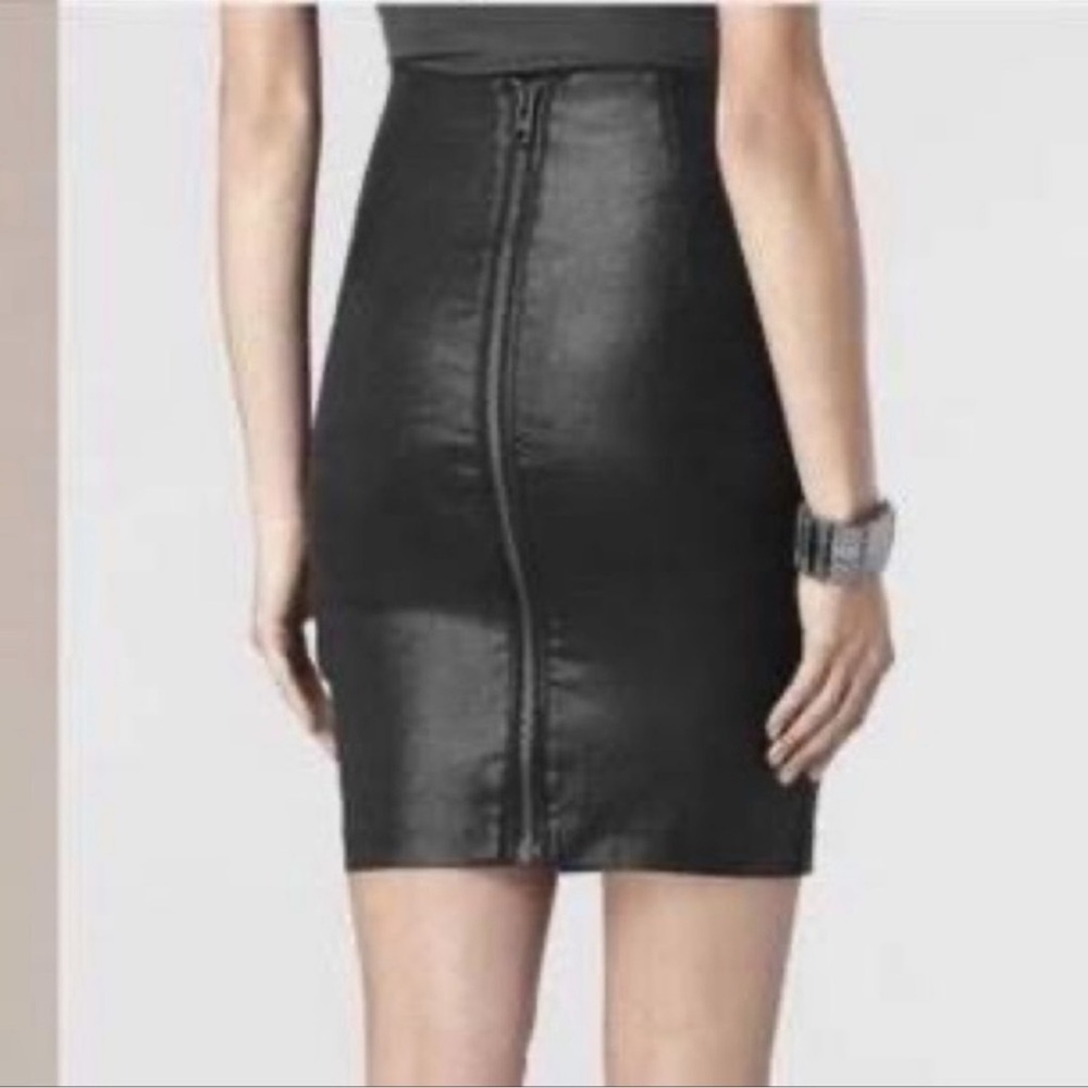 All Saints Metal Pencil Skirt‎ Size 2 - Picture 3 of 10